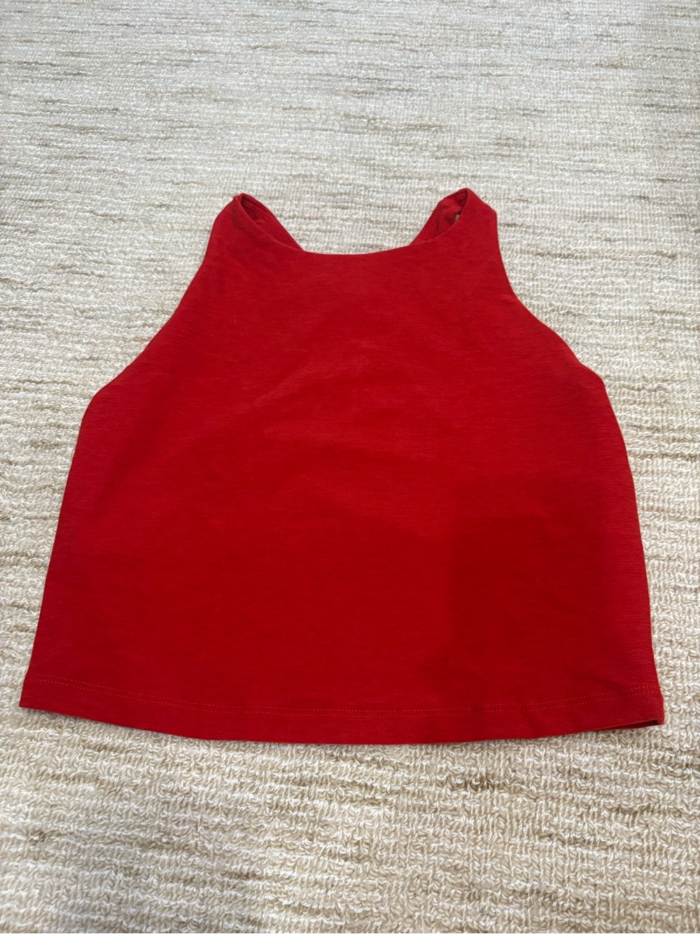 Beyond Yoga Bold Red High-Neck Tank